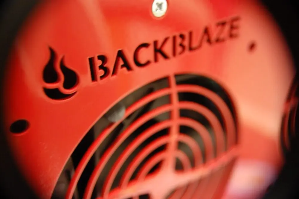 backblaze chassis front panel (macro)